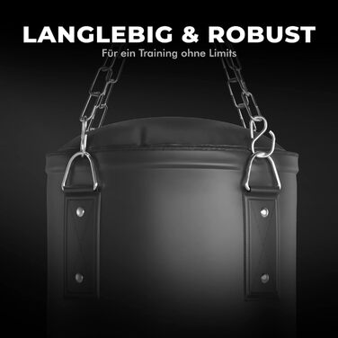 Боксерська груша з наповненням/без наповнення - надзвичайно міцна та довговічна Набір боксерських груш з 4-точковим сталевим ланцю