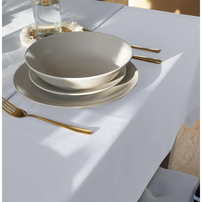 Скатертина Rollmayer скатертина столова гастрономічна колекція Vivid Uni однотонна легка в догляді миється 21 колір на вибір, вирі