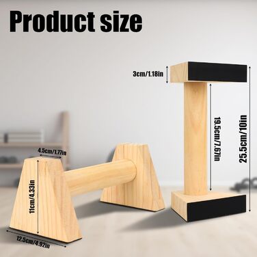 Дерев&39яні турніки для віджимань, обладнання для калістеніки, дерев&39яні турніки-паралелети, ручки для віджимань для фітнес-обладнання, ручки для стійки на руках для віджимань, обладнання для калістеніки, 2