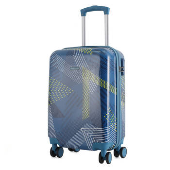 Валіза Semi Line 20' (S) Blue Pattern (T5652-1)