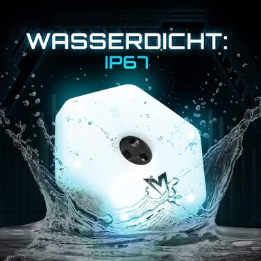 Світло для тренування реакції METIS 4/8 QTY - покращують рефлекси та швидкість реакції Підключення до додатку Пакет з 8 шт.