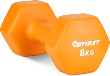 Неопренові гантелі 2 × 8 кг – комфортний та безпечний тренажер для дому та спортзалу