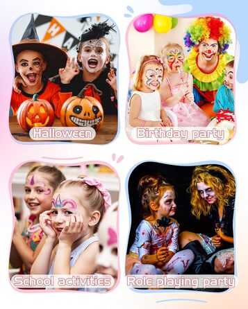 Палітра фарб для обличчя та тіла Lictin (36 кольорів)