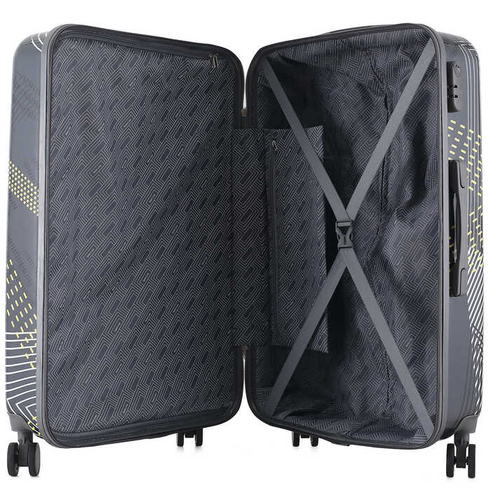 Валіза Semi Line 28' (L) Black Pattern (T5651-3)