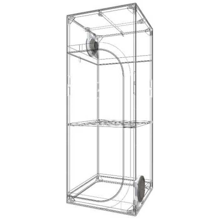 Гроубокс Secret Jardin Dark Street 60x60x158 см (DS60 V4.0)