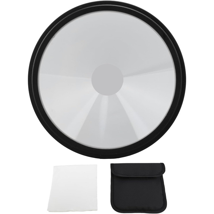 Міліметровий вихровий призматичний фільтр, вихровий призматичний фільтр обєктива камери, призматичний фільтр зі спеціальними ефектами, водонепроникний, масляний, оптичне скло, двостороннє багатошарове покриття, 58-