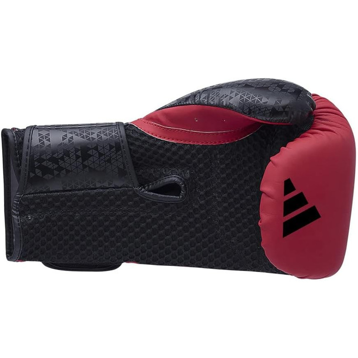 Боксерські рукавички adidas Combat 50 - червоно-чорні, 12 унцій