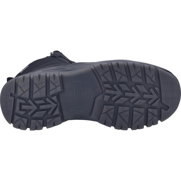 Чоловічі класичні черевики Josef Seibel Alaska, розмір 51, ширина G (звичайна), знімна устілка, водонепроникні, розмір 41 EU, чорні