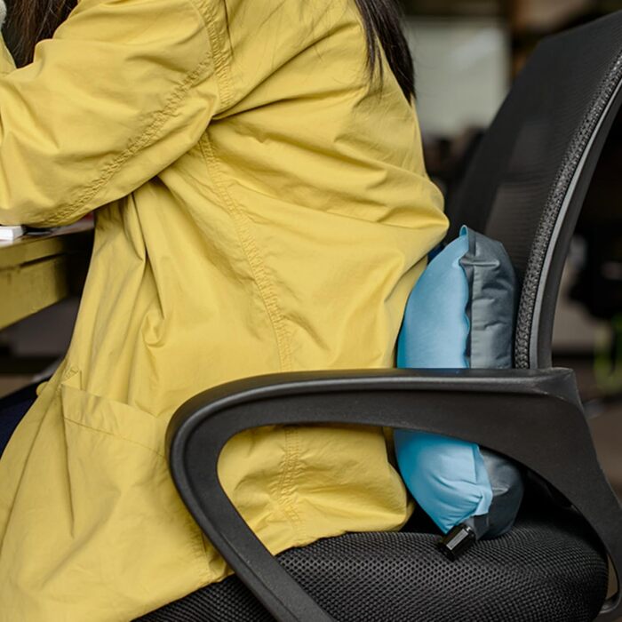 Подушка для кемпінгу Naturehike, дорожня подушка, пляжна подушка, поперекова подушка, самонадувна подушка, аксесуар для кемпінгу, легка та портативна, підходить для кемпінгу, пляжу, подорожей, автофургона, синя