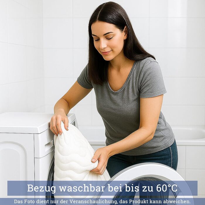 Зонний пінопластовий матрац Wellflex Multi, середньої жорсткості, 90x200 см, загальна висота 12,5 см Чохол, який можна прати Гігієнічний Легкий догляд 90 x 200 см - 12,5 см, середній, 7-