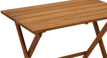 Розкладний журнальний столик DEGAMO Dana 90x52x65 см, масив акації, оброблений олією