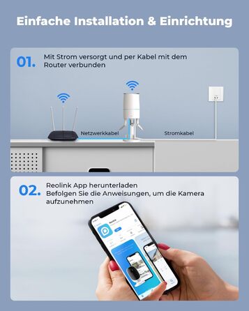 Мегапіксельна WiFi-камера Reolink Outdoor, 2,4 ГГц/5 ГГц Wi-Fi CCTV IP-камера зовнішня з виявленням людей/автомобілів/тварин, водонепроникність IP67, нічне бачення, детектор руху, слот для SD-карти, уповільнена зйомка, зовнішня камера RLC-510WA, 5-