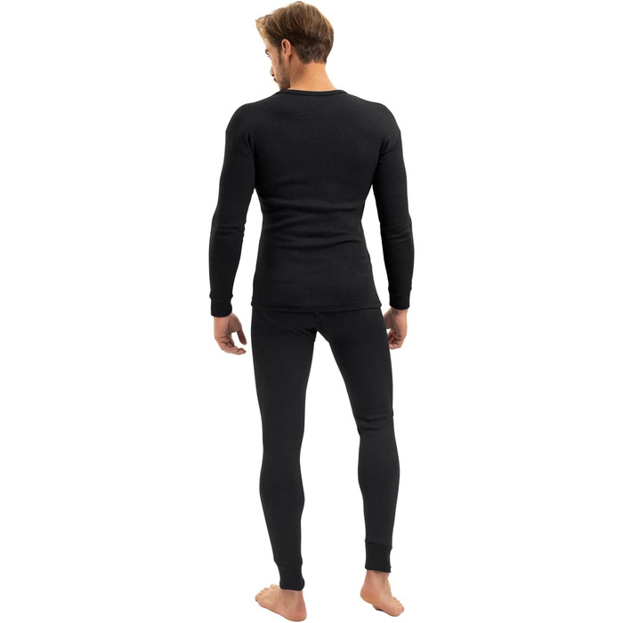 Чоловічий комплект лижної та термобілизни MT - довга білизна Soft Inside, 3XL, чорний