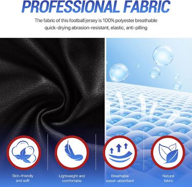 Футбольна майка для хлопчиків, дитяча тренувальна футболка, футбольна майка з футболкою, шортами, шкарпетками та щитками для гомілок, комплект 26, чорний-19