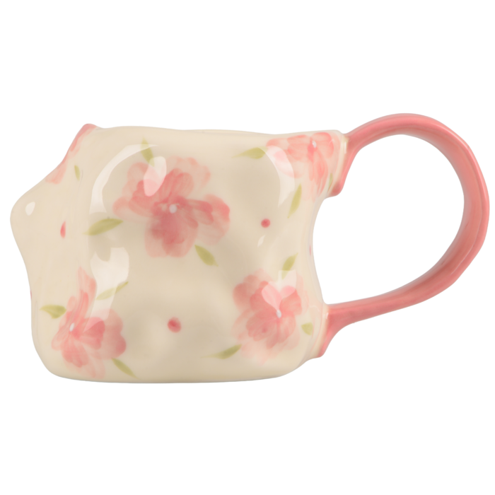 Чашка 400 мл Handmade Pink LED