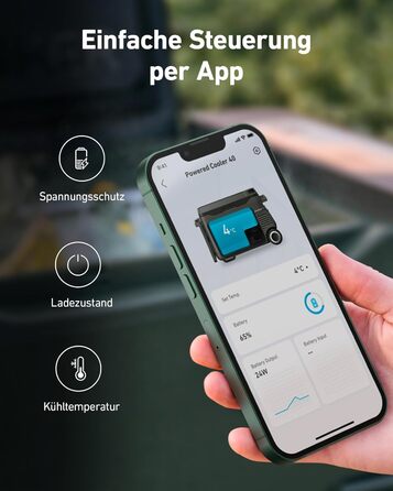 Акумуляторний охолоджувач Anker EverFrost зі знімним акумулятором 299Wh, одночасне охолодження заморожування, 2-зонний компресорни