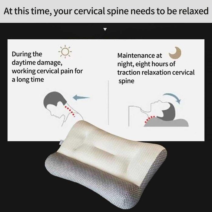 Ортопедична подушка для лікування апное сну, подушка для глибокого сну, ергономічна подушка для шиї та плечей, подушка для сну на боці 15*23 дюймів