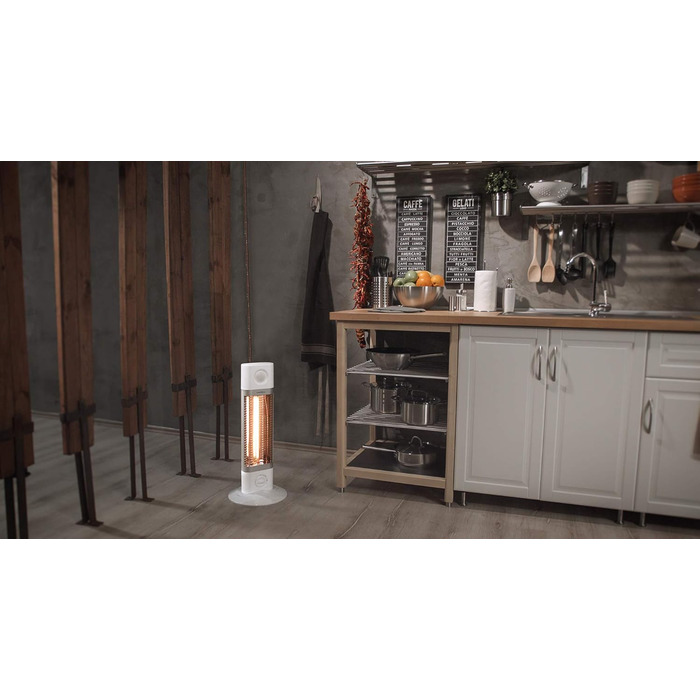 Інфрачервоний обігрівач - енергозберігаючий тепловентилятор - сертифікований TV/GS - миттєве тепло скрізь - променистий обігрівач