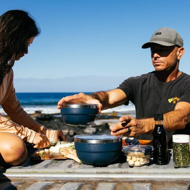 Термос YETI Rambler з кришкою, темно-синій, великий