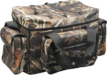 Сумка для рибалки YUEMING велика, 50 * 30 * 25 см, сумка для рибалки з м&39якою лямкою і ручками для перенесення, ящик для рибалки, кейс для рибалки, сумка для рибалки, універсальна сумка, сумка для коропа камуфляж-2