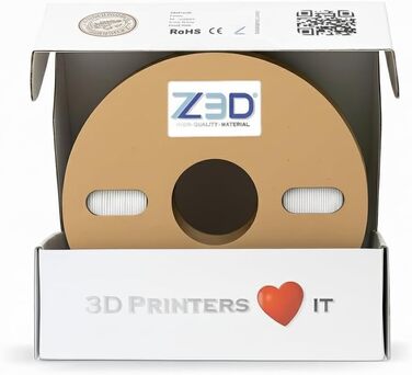 Мм БІЛИЙ 1кг високоякісний філамент для 3D-друку, з низькою усадкою, ударостійкий та з високою формостійкістю, термостійкий, ідеальний для виготовлення технічних деталей., 3D ABS 2.85