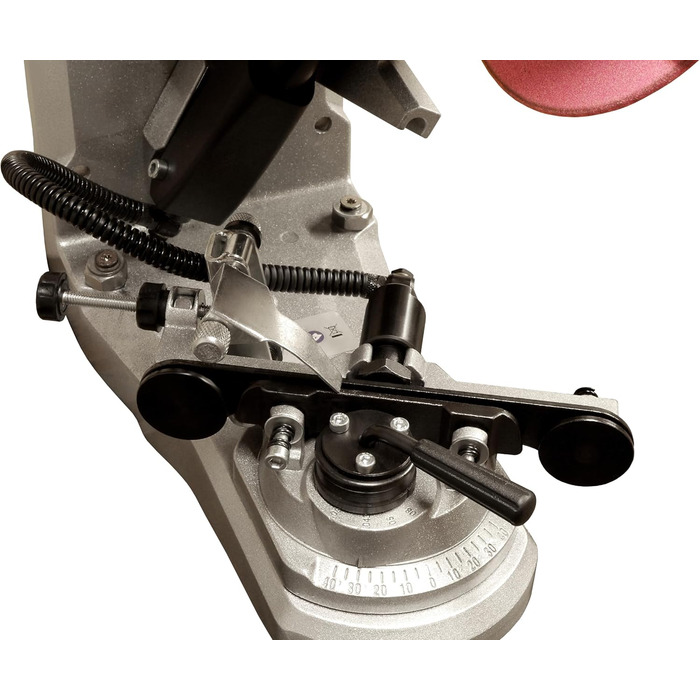 Пристрій для заточування ланцюгів HydroSharp 300 AutoClamp від Sgenspezi напівавтоматичний, 300 Вт, з гідравлічною системою затиску, LED підсвіткою та 3 шліфувальними кругами для професіоналів та домашніх майстрів