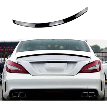 Автомобільний задній спойлер спойлер для Mercedes CLS Class W218 Spoiler CLS 63 Upgrade 2012-2018, стійкий до подряпин Міцний спойлер багажника Спойлер багажника Кромка крила