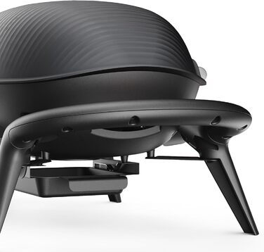 Газовий гриль TAINO KENAI, кемпінговий настільний гриль, балконний гриль, газовий, зовнішній, кухонний термометр, литий алюміній, чорний