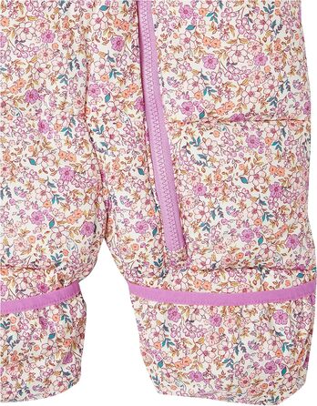 Зимовий дитячий водовідштовхувальний комбінезон Storeo Essentials Unisex, 18 місяців, колір слонової кістки, ніжний квітковий