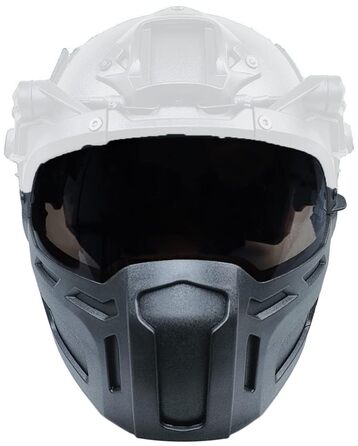 Тактична захисна маска для обличчя для швидких шоломів, військова захисна маска для страйкболу та пейнтболу, мисливські шоломи з регульованими окулярами, аксесуари для військових ігор та мисливських костюмів