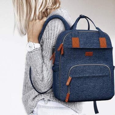 Велика пеленальна сумка-рюкзак з пеленальним килимком - З місцем для зберігання та кишенями - Вологе та ізольоване відділення - Шк