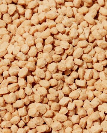 Веганські протеїнові хрусткі кульки без додавання цукру KoRo - Pea Protein Crispies, 1 кг