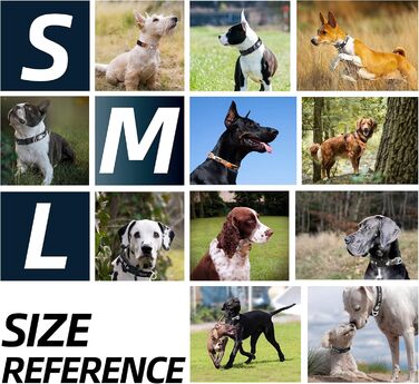 М'який пом'якшений нашийник для собак, регульований міцний нашийник з логотипом 3M, що відбиває світло, для великих порід собак (30), камуфляж помаранчевий, розмір L (обхват шиї 46-66 см)