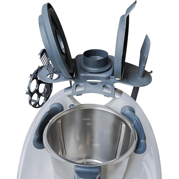 Тримач для аксесуарів Thermomix, Підходить для TM5 і TM6, Місце для 9 аксесуарів, Полиця для кухонного комбайна Зберігання аксесуарів