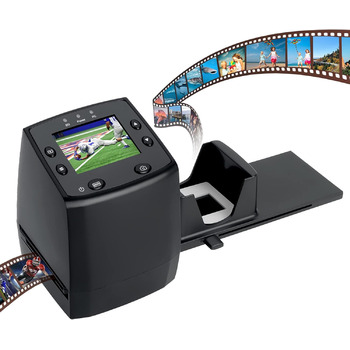 ДІДЖИТАЛІВ Сканер слайдів перетворює 35 мм/135 негативів і слайдів у цифровий JPEG, плівковий сканер з високою роздільною здатністю 1800 DPI, комп'ютер не потрібен