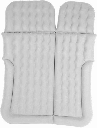 Покращений потовщений надувний матрац, надувний матрац для позашляховиків, портативний надувний матрац для позашляховиків, мінівенів, автомобілів та вантажівок, для дому, для активного відпочинку, кемпінгу, універсальний (СІРИЙ)