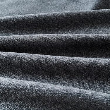 Доріжка для ліжка OSVINO, серія Однокольорова, поліестер, вінтажний декор для вітальні, темно-сірий 180 x 48 см для ліжка 180 см, темно-сірий 180 x 50 см для ліжка 120 см