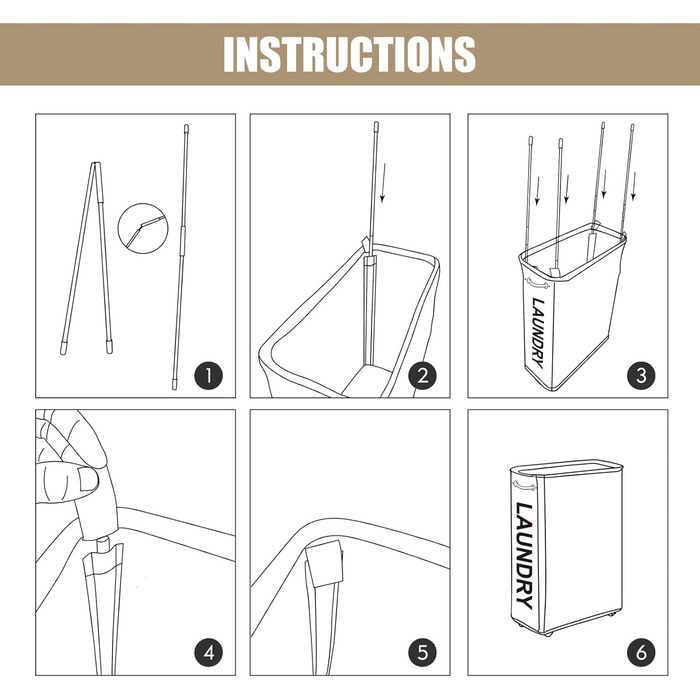 Дюймові великі складні кошики для білизни з колесом, складні мішки для білизни, мішок для одягу (темно-сірий, M) ONE-WAY Dark Grey