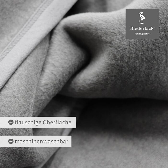 Пухнастий плед biederlack з чистої бавовни Зроблено в Німеччині ko-Tex, зеленого кольору Плед 100 бавовняний графітового кольору Плед для дивана 150x200 см Плед для дивана, вироблений за принципами сталого розвитку