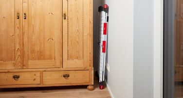 Вішалка для одягу Vileda Infinity Flex Plus, висувна центральна секція до 2 м, лінія сушіння 30 м, високі крила з лініями XXL, еко