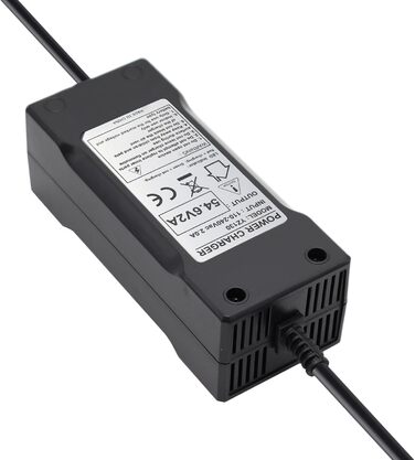 Блок живлення Abakoo 54.6V 2A для літій-іонного акумулятора 48V з роз&39ємом XLRM для електровелосипеда, електричного велосипеда, скейтборда, велосипеда 13S