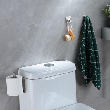 Тримач для туалетного рушника Без свердління Тримач для туалетного рушника з матової нержавіючої сталі Тримач для туалетного рушни