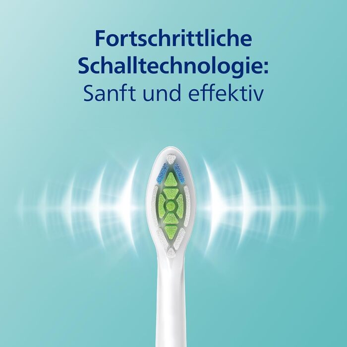 Електрична зубна щітка Philips Sonicare ProtectiveClean 6100, звукова зубна щітка з додатком, 3 режими чищення та 3 рівні інтенсивності, датчик тиску, дорожній футляр, білий, модель HX6877/28 білий