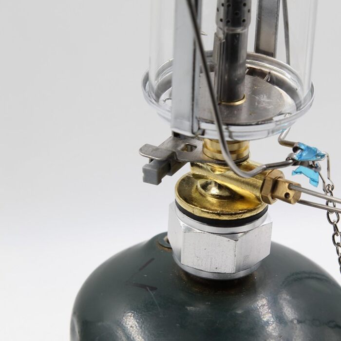 Газовий ліхтар Veemoon Mapp із вбудованою системою запалювання, портативний кемпінговий ліхтар, ліхтар для намету, міцний матеріал, компактний, в комплекті абажур та футляр