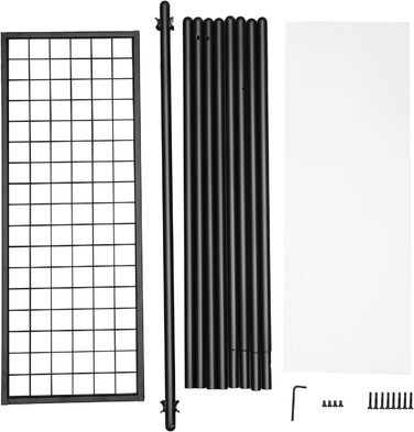 Вішалка для одягу SONGMICS, Шафа, Вішалка для одягу, Зберігання одягу, Сталевий каркас, зі штангою та полицею, 33,5 x 92,5 x 153 см, для спальні, Шафи, Пральні, Матово-чорний HSR23BK