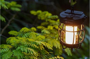 Ліхтар для кемпінгу BERGER Trueno Акумуляторний світлодіодний кемпінговий ліхтар із зарядкою через USB Вуличний ліхтар із регульованою яскравістю Бездротовий аварійний ліхтар, ідеально підходить для відключень електроенергії, наметів, походів та майстерен