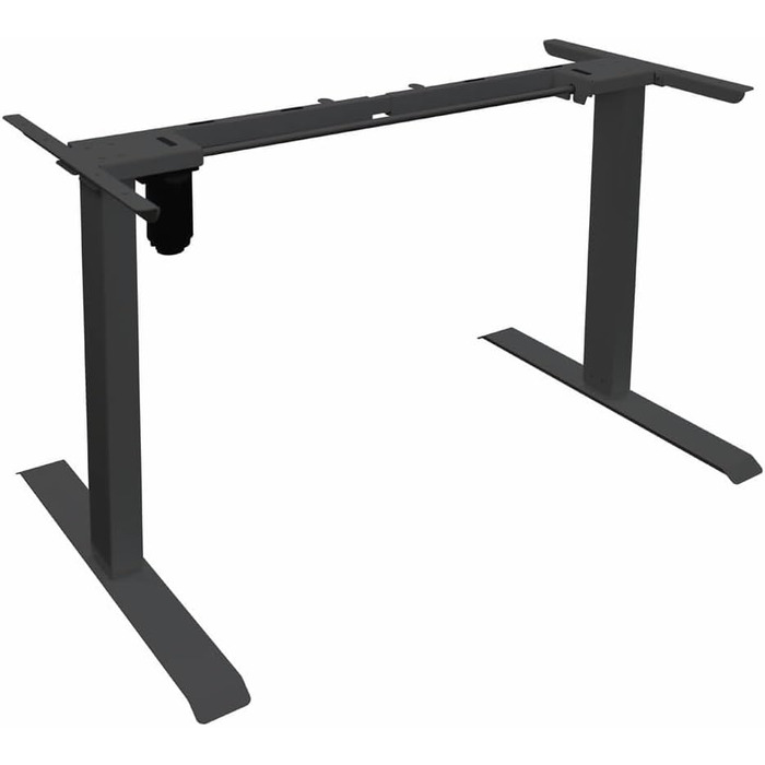 Каркас столу AXION - Колір чорний, Розміри 150 x 125 x 70 см, Вуглецева сталь, вкл. USB-штекер та сумку для зберігання Каркас столу з електричним регулюванням висоти