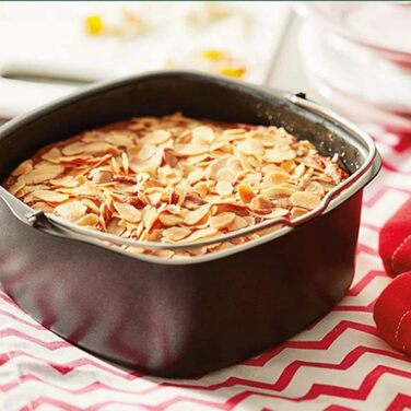 Форма для випікання аерофритюрниці для аксесуарів для фритюрниці HD9925 HD9860 HD9905/01, 22 см квадратна залізна фритюрниця, форма для торта, заміна бочки для торта