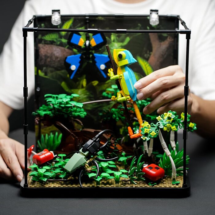Конструктор ENJBRICK Flower Insect Tank Construction Set 1038, 1284 деталі