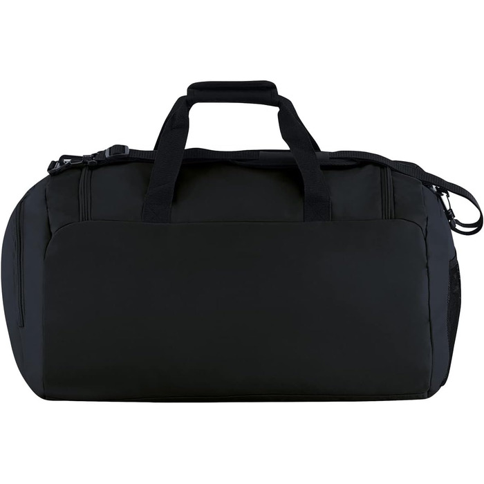 Спортивна сумка JAKO Men&39s Classico - Сумка для залу з внутрішньою кишенею, просторим основним відділенням із двосторонньою блискавкою та сітчастою кишенею, регульованим плечовим ременем 1 (Bambini) - 38 см, Чорна